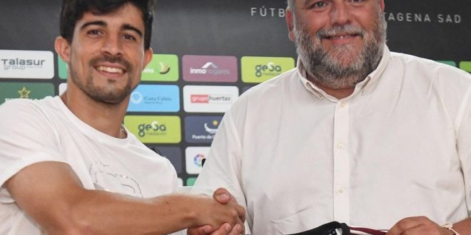 Presentación de Jairo Izqueirdo como nuevo jugador del FC Cartagena